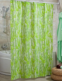 Занавеска для ванной 180х200см Miranda BAMBOS зеленый MRD.01.M7091/gr полиэстер