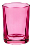 Стакан для зубных щеток Bright Colors Moroshka 917-312-04 (розовый) стекло