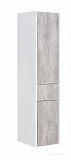 Шкаф-колонна Ronda бетон/белый матовый правый Roca
