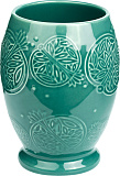 Стакан для зубных щёток Fairytale Moroshka xx008-02 (зеленый) керамика
